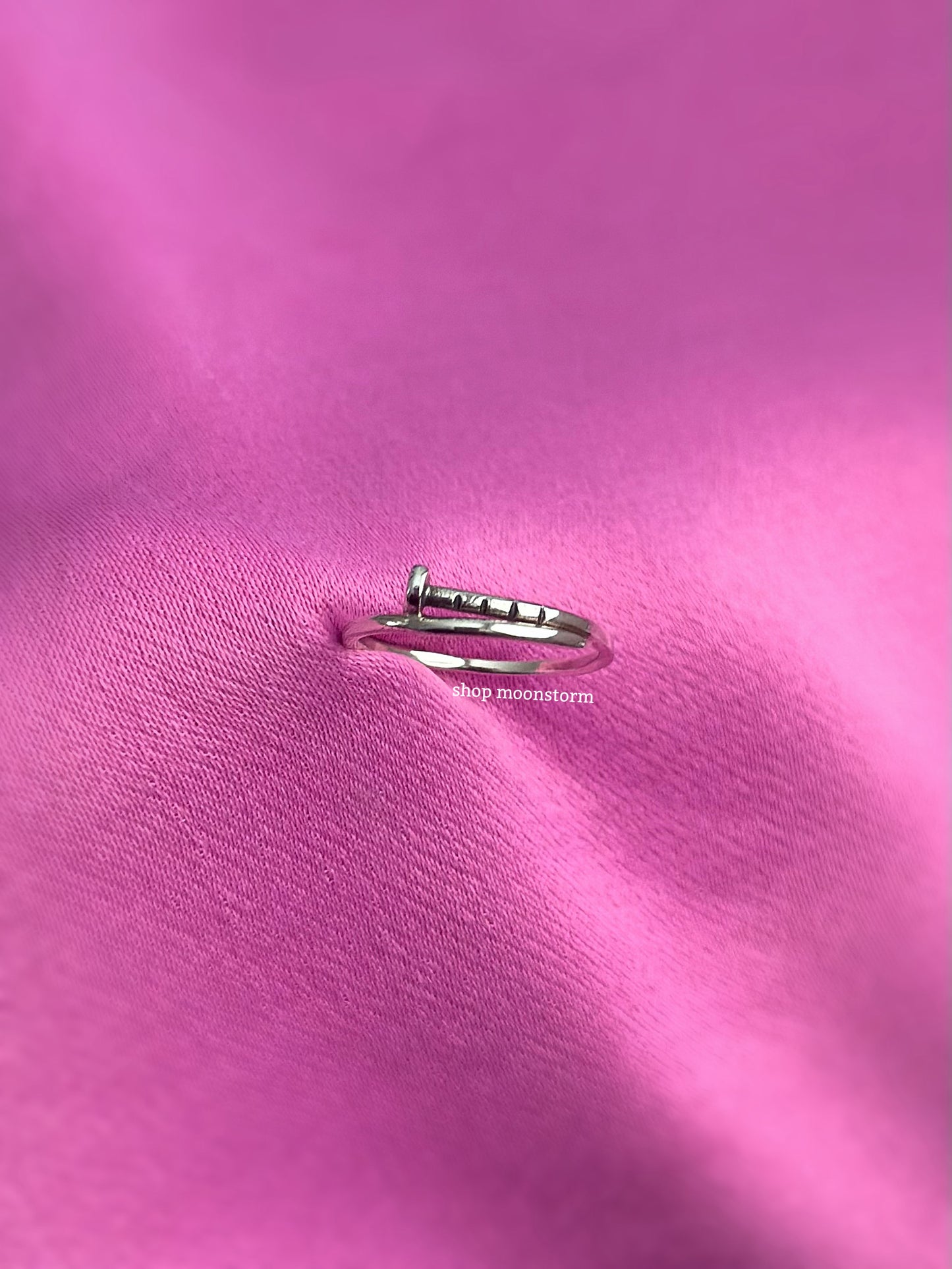 Silver Nail Ring