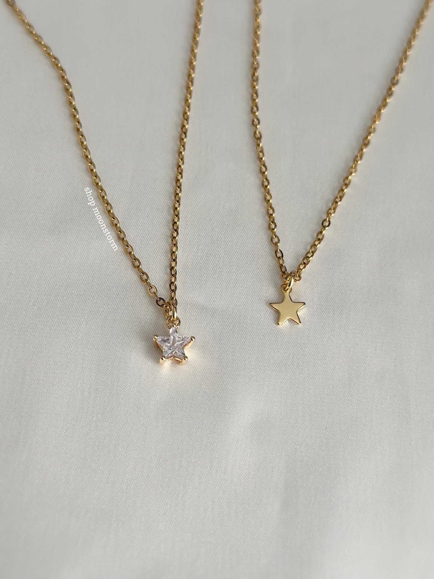 Gold Dainty Star Necklace