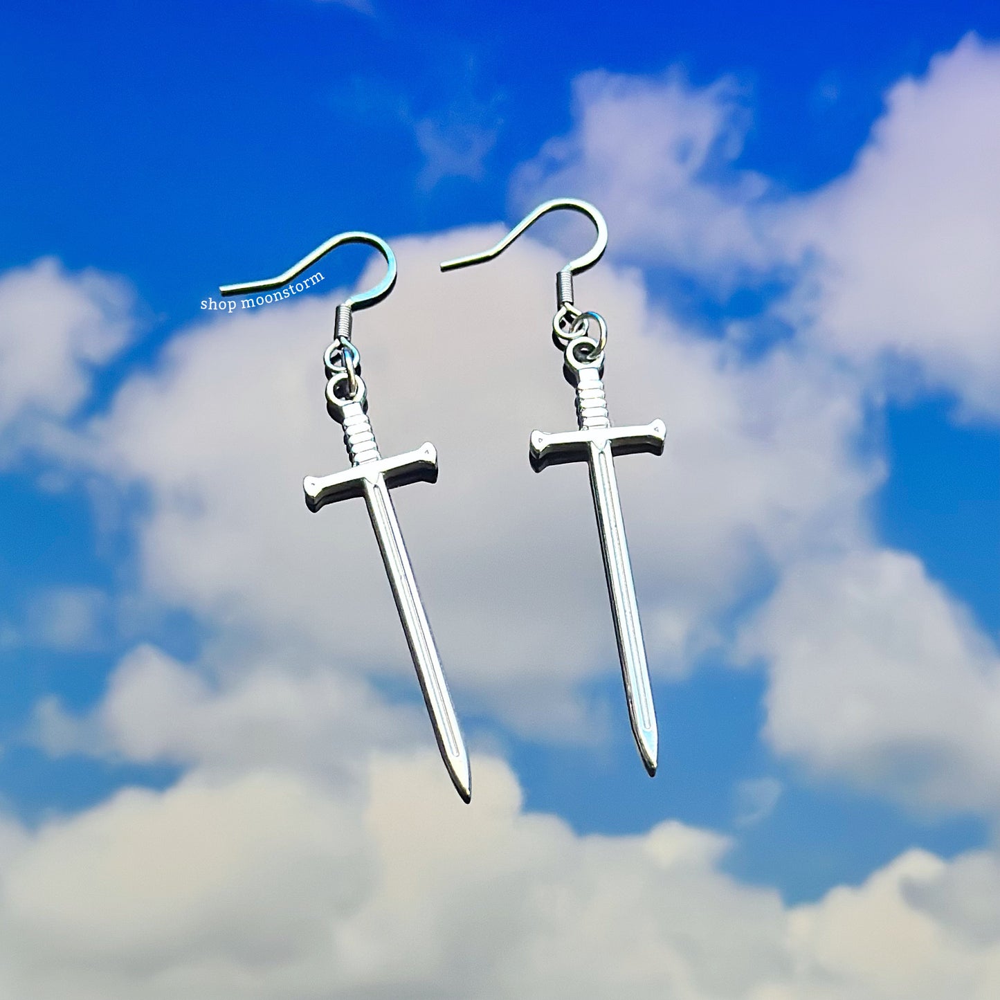 Long Sword Earrings