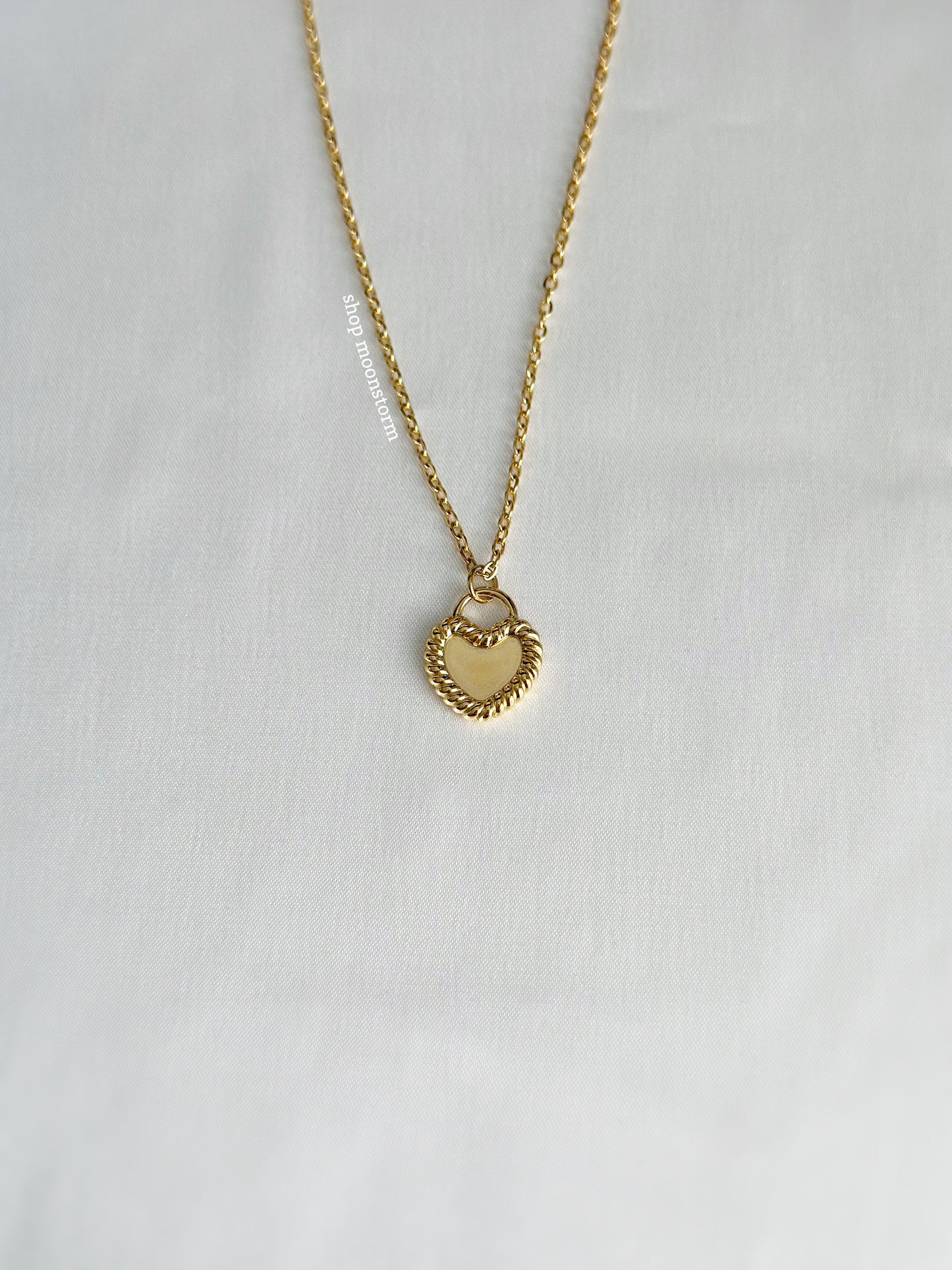 Gold Teddy Bear & Heart Necklace Pack (Set of Two)