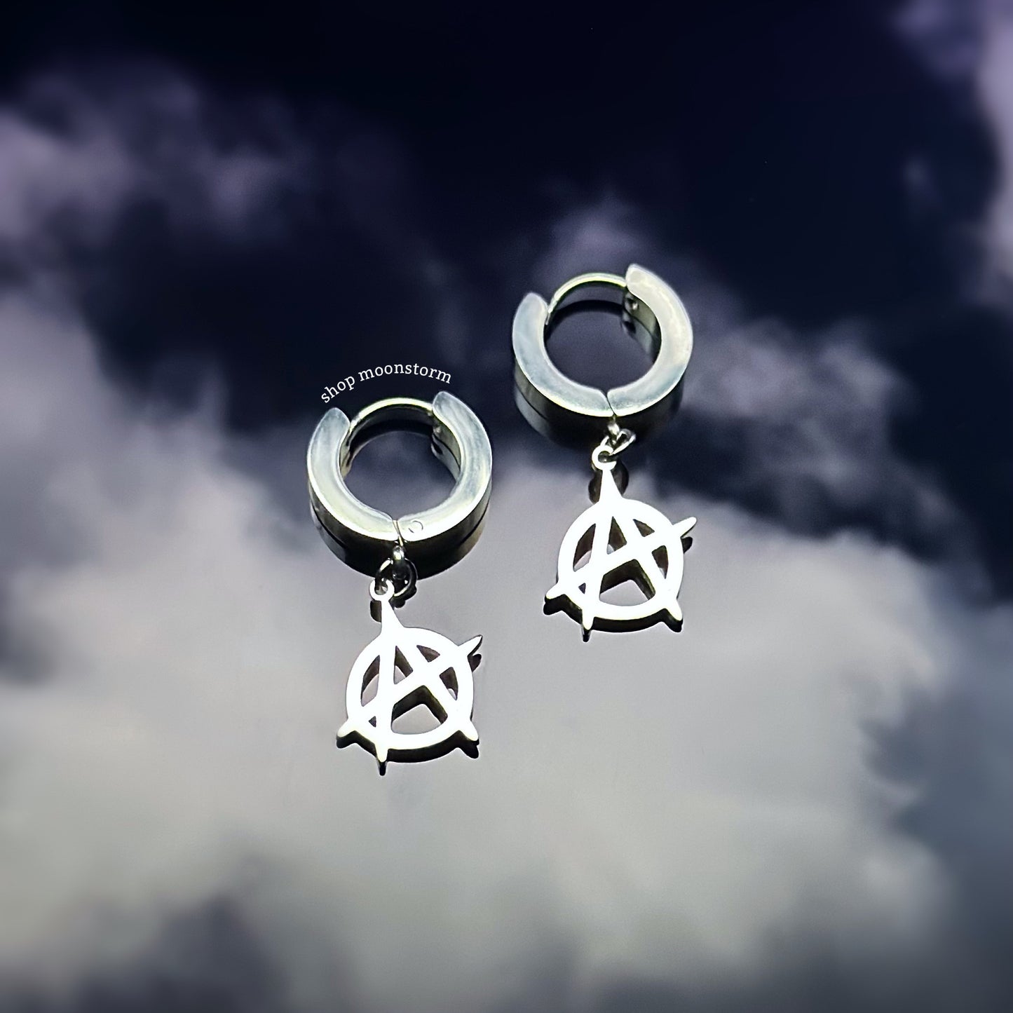 Anarchy Hoop Earrings