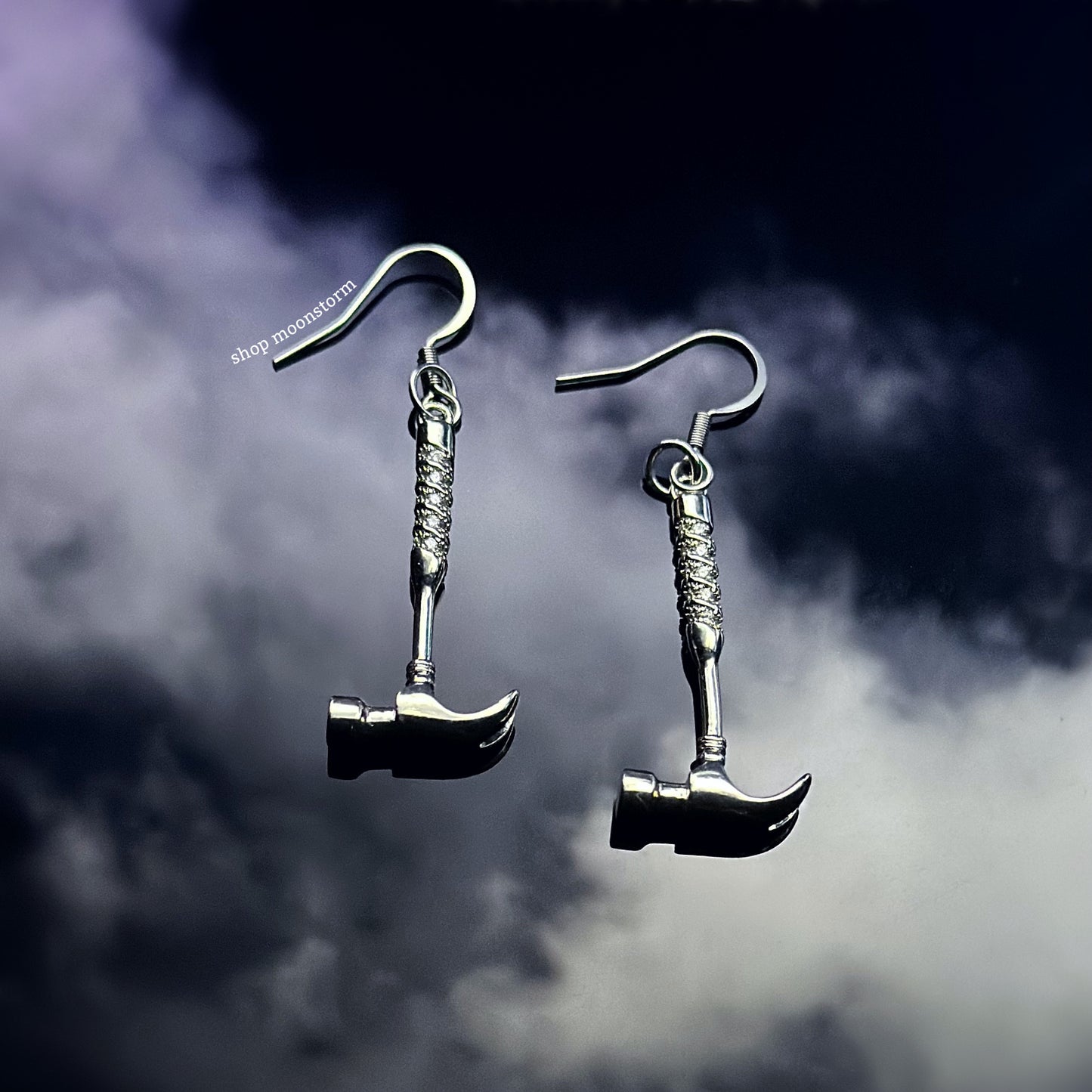 CZ Hammer Earrings
