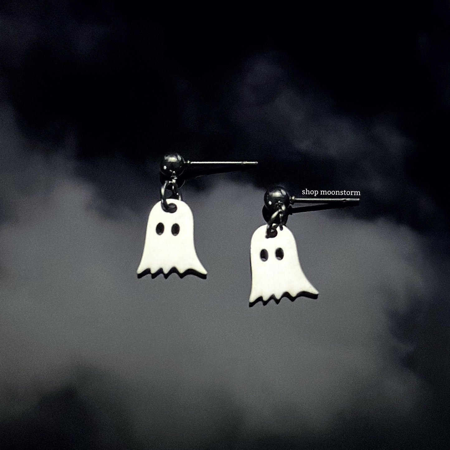 Ghost Stud Earrings