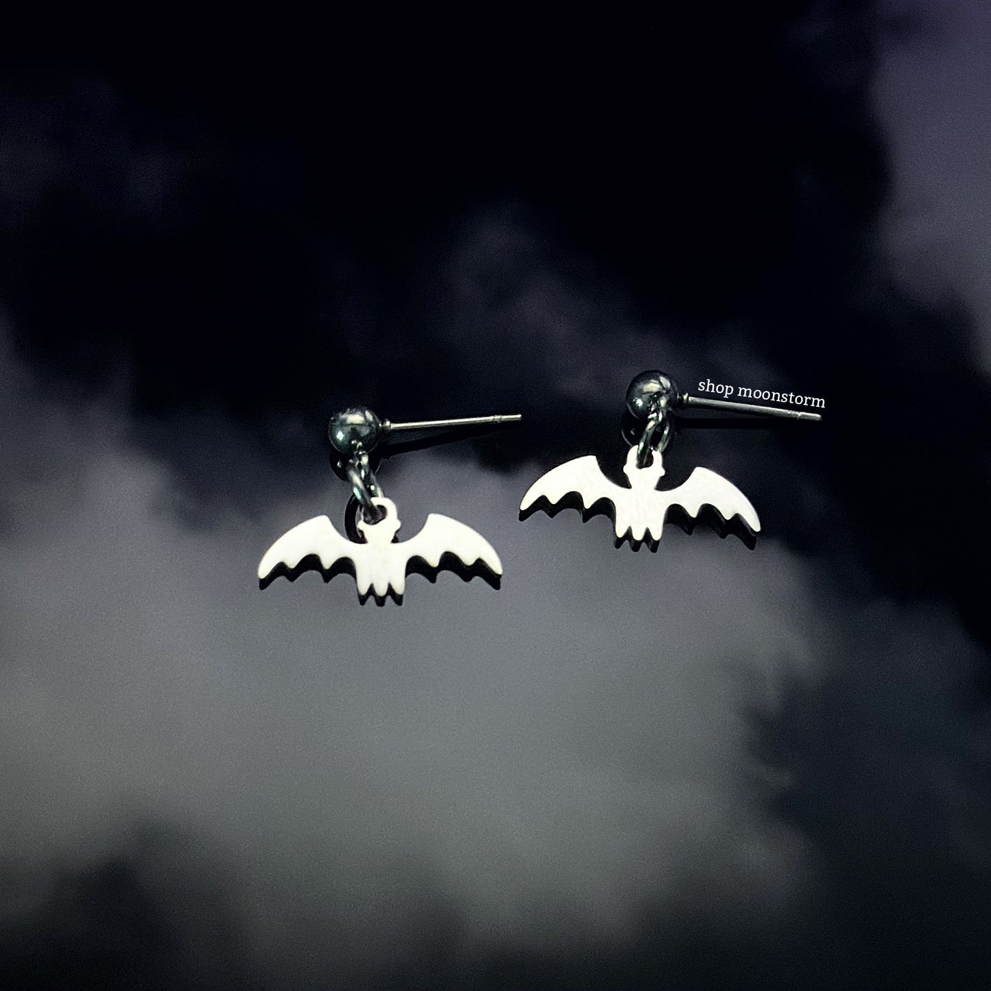 Baby Bat Stud Earrings