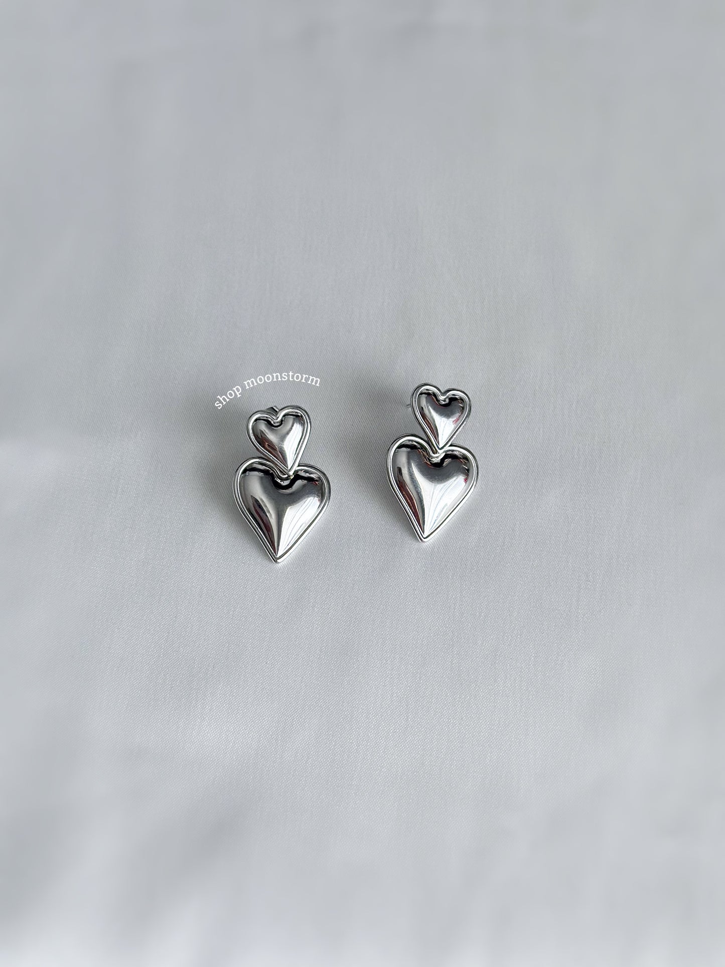 Be Mine Earrings (Silver Version)