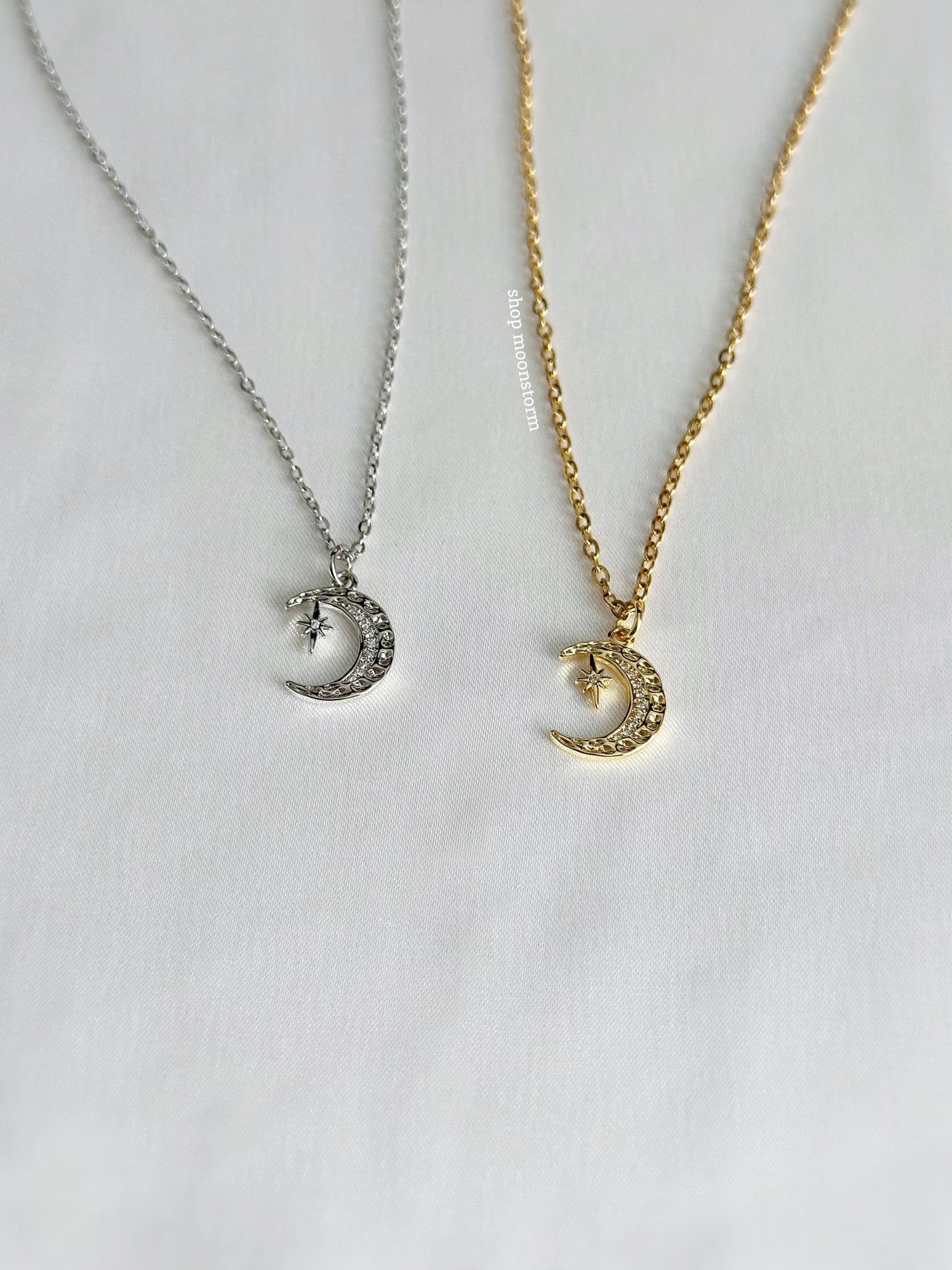 Moon & Star Glow Necklace Pack (Set of Two)