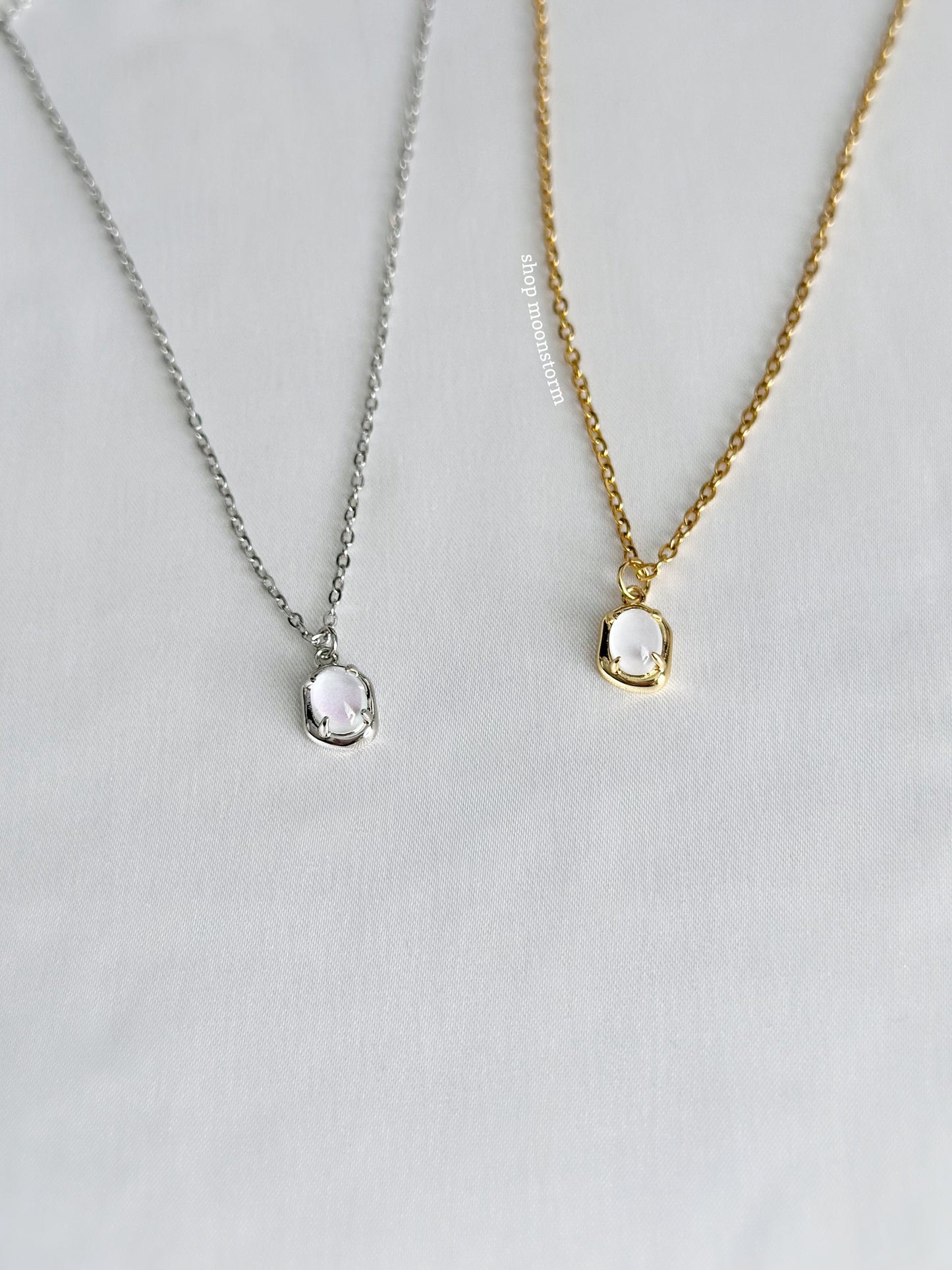 Opal Amulet Necklace Pack (Set of Two)