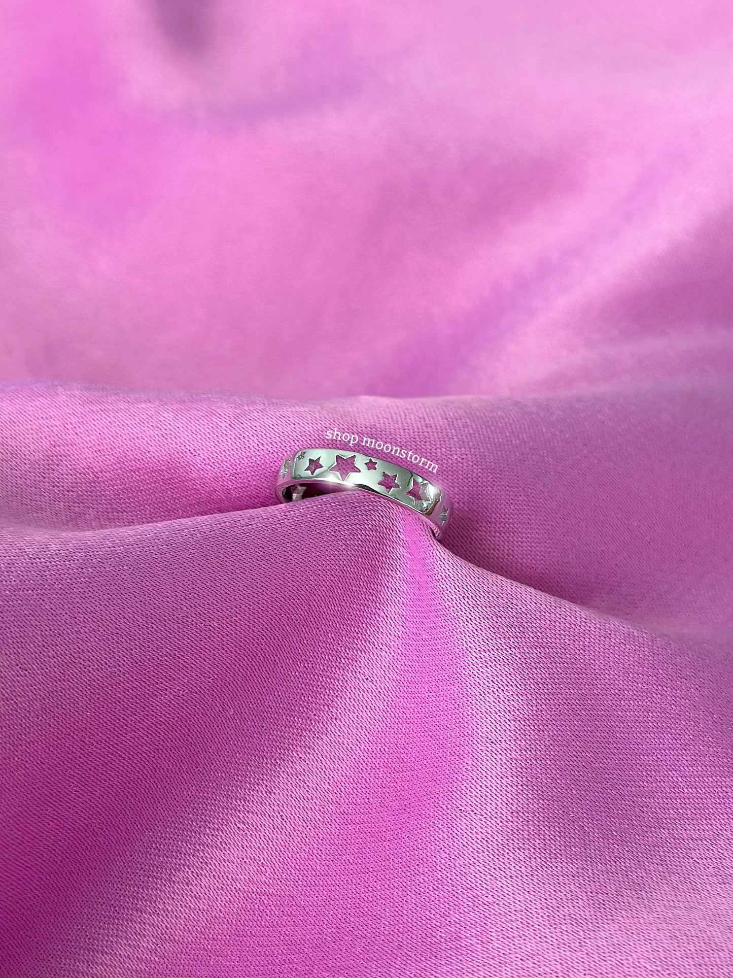 Reflective Stars Ring