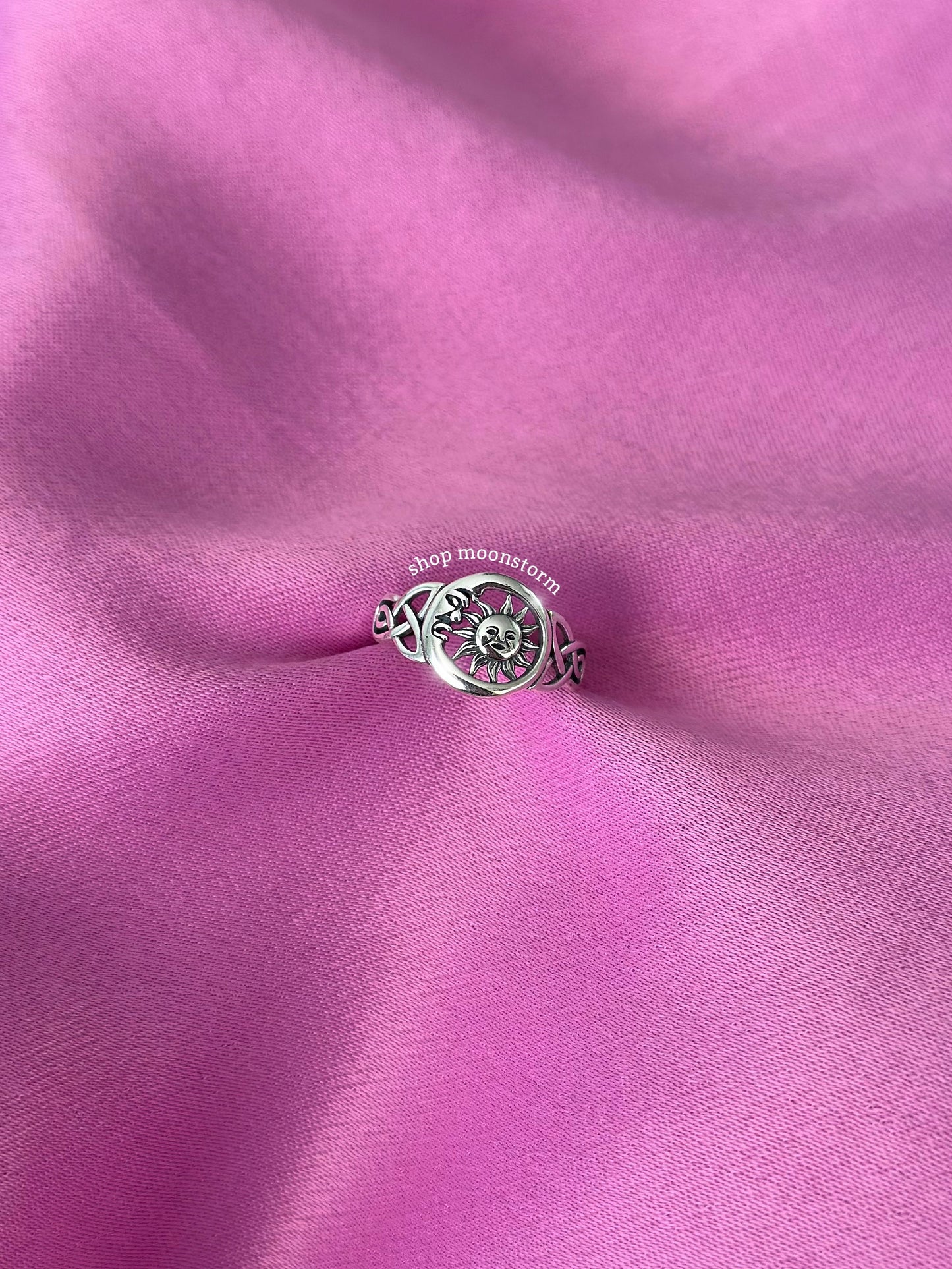 Celtic Sun & Moon Ring