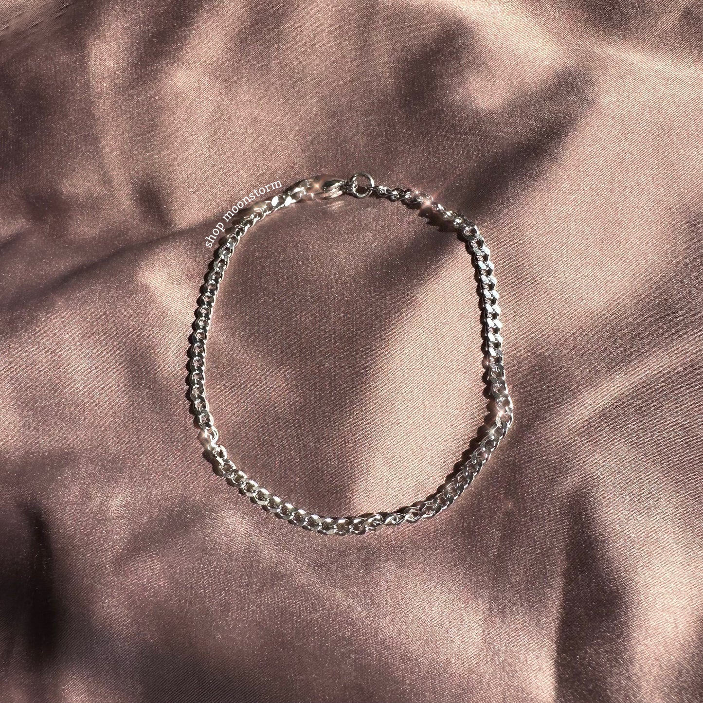 3mm Silver Cuban Bracelet
