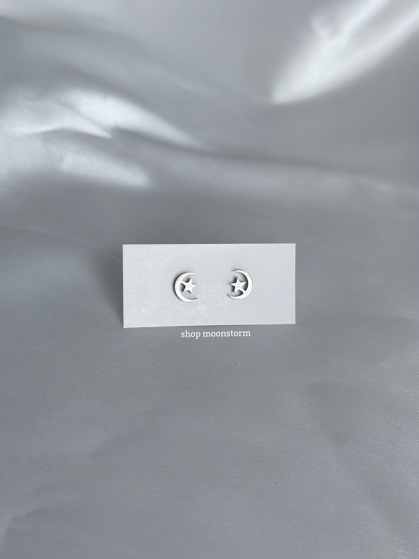 You're My Moon & Star Stud Earrings