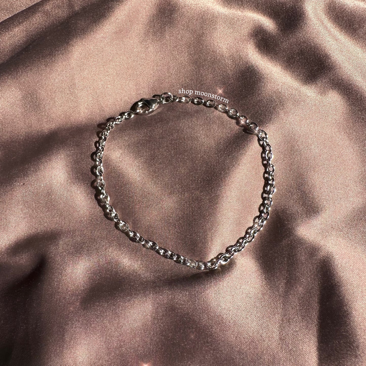 3mm Silver Rolo Bracelet