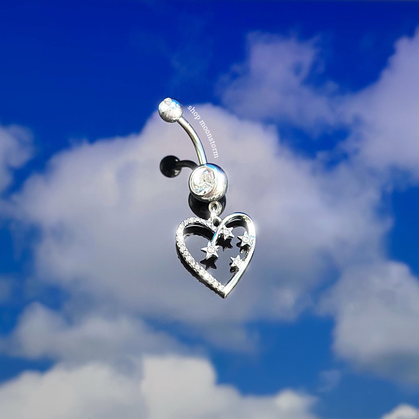Stars & Heart Belly Ring