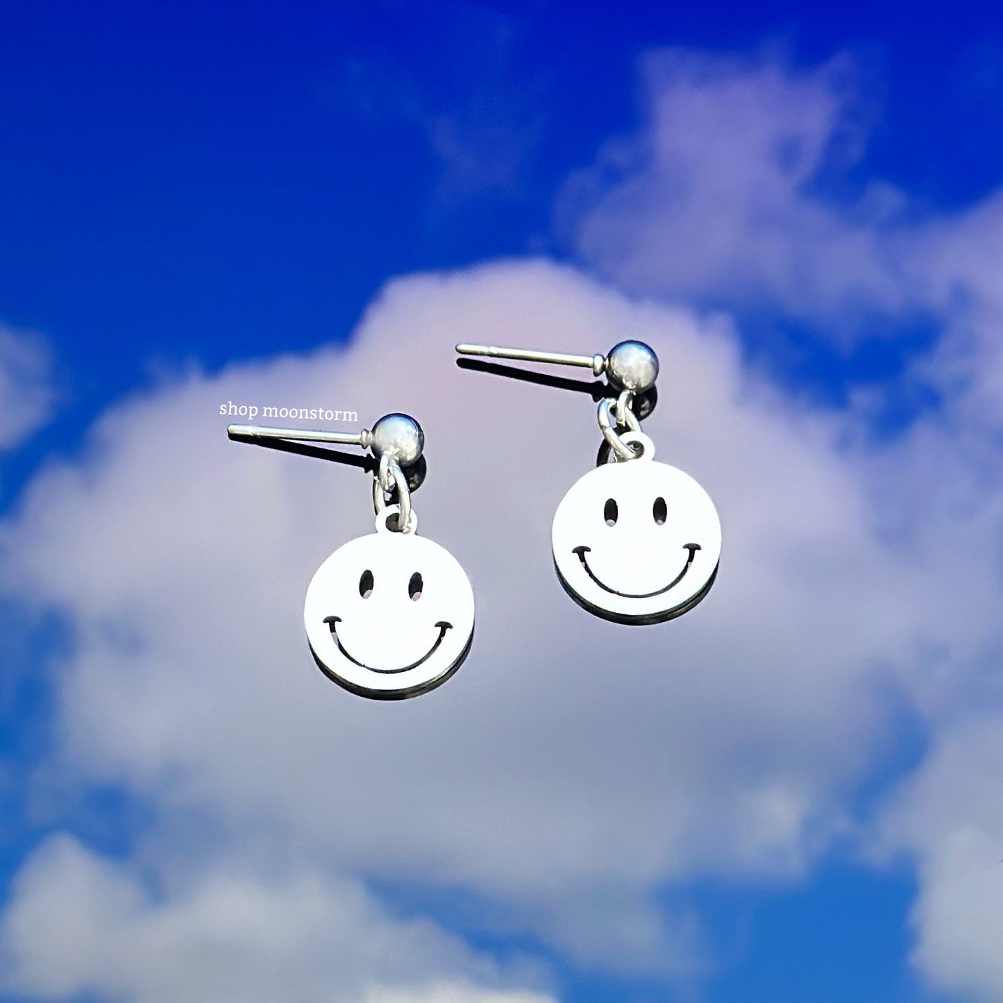 Happy Smile Stud Earrings