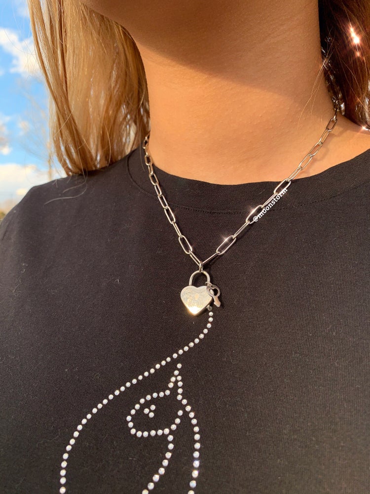 Butterfly Lock Necklace