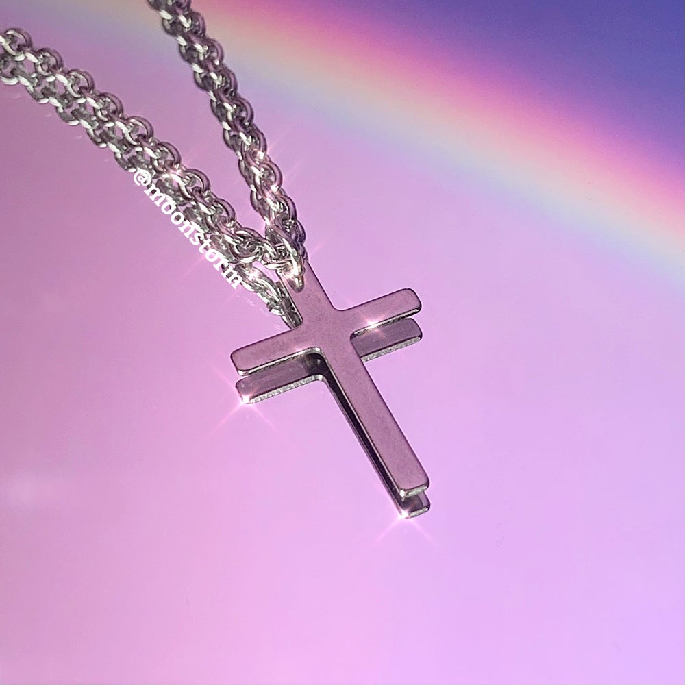 Long Cross Necklace