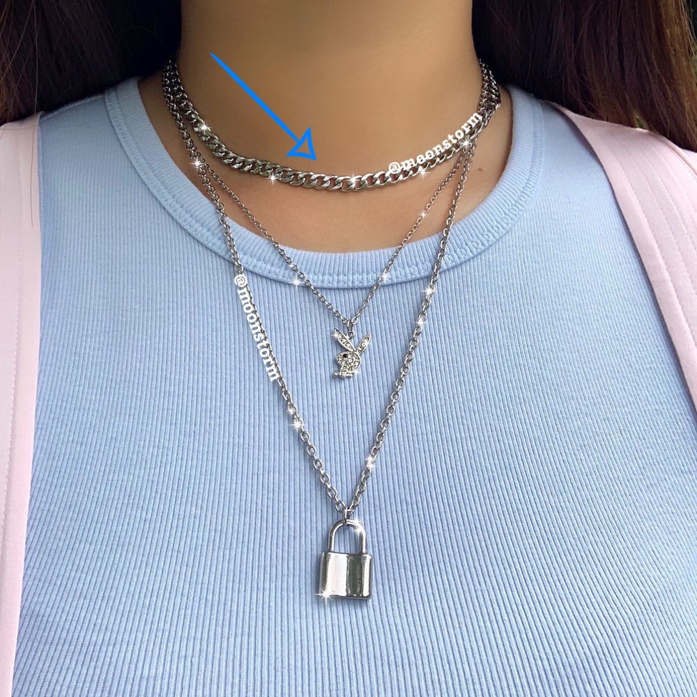 5mm Silver Cuban Link Necklace