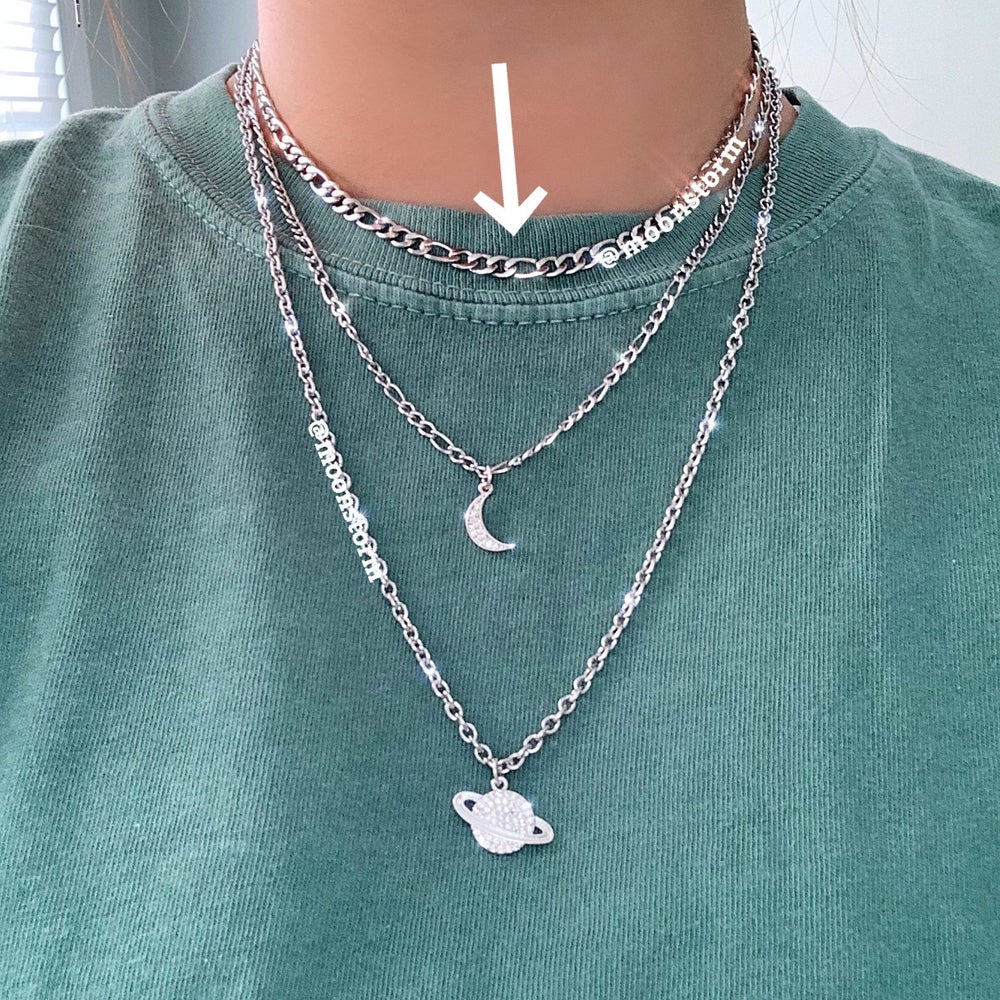 5mm Gold Figaro Necklace