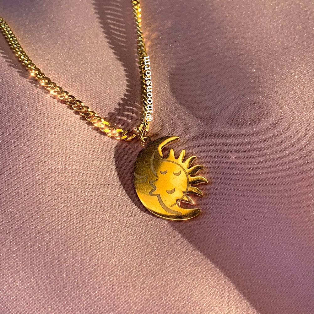 Gold Celestial Necklace