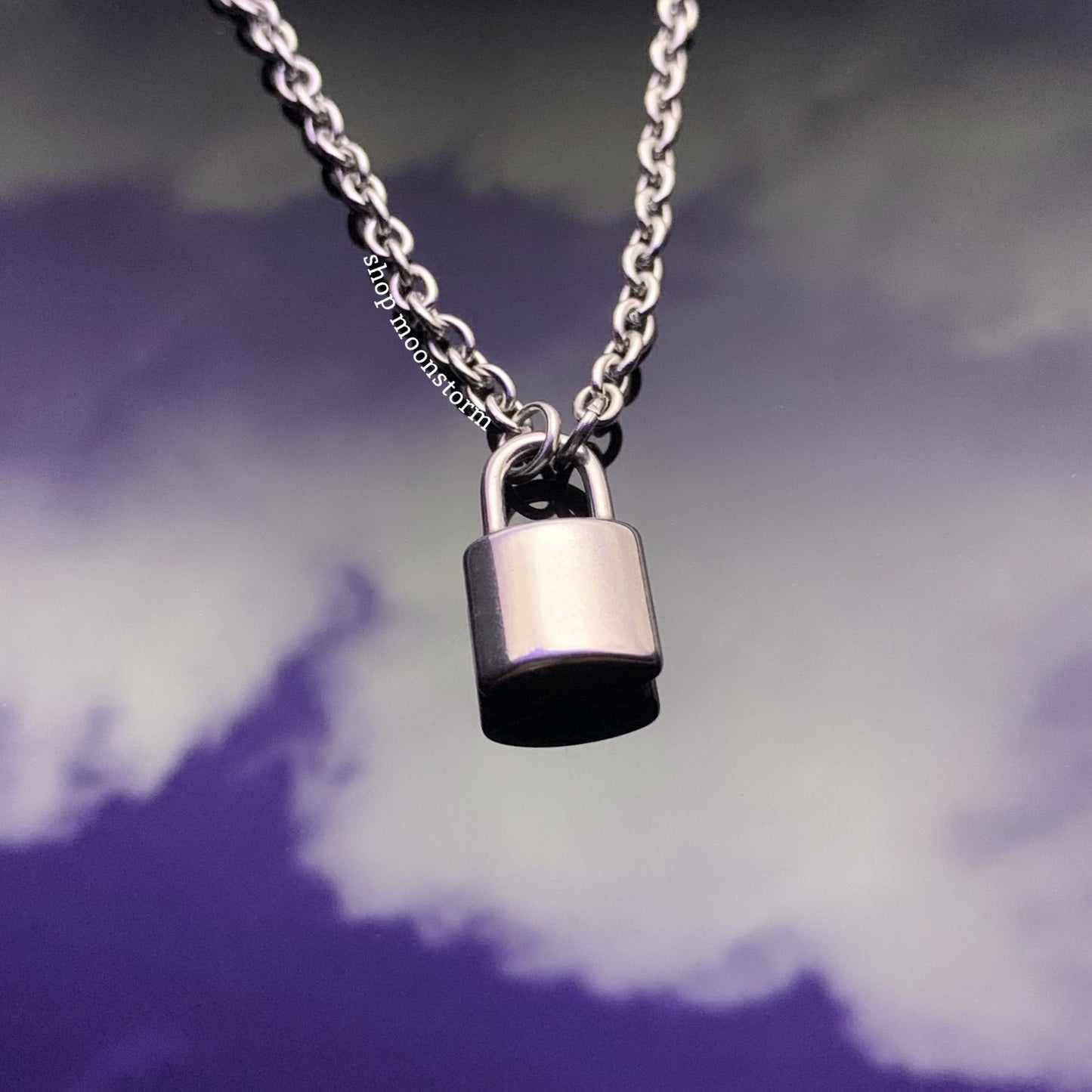 Silver Baby Lock Necklace