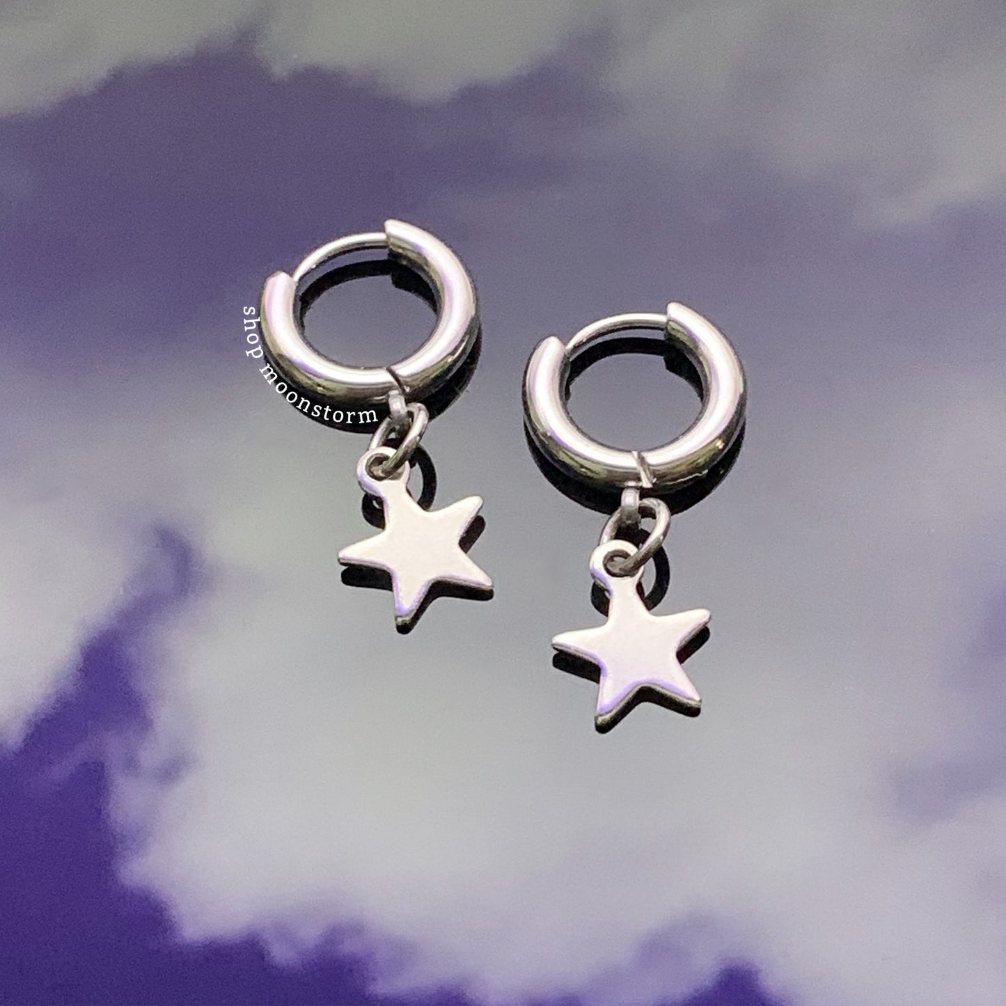 Baby Star Hoop Earrings