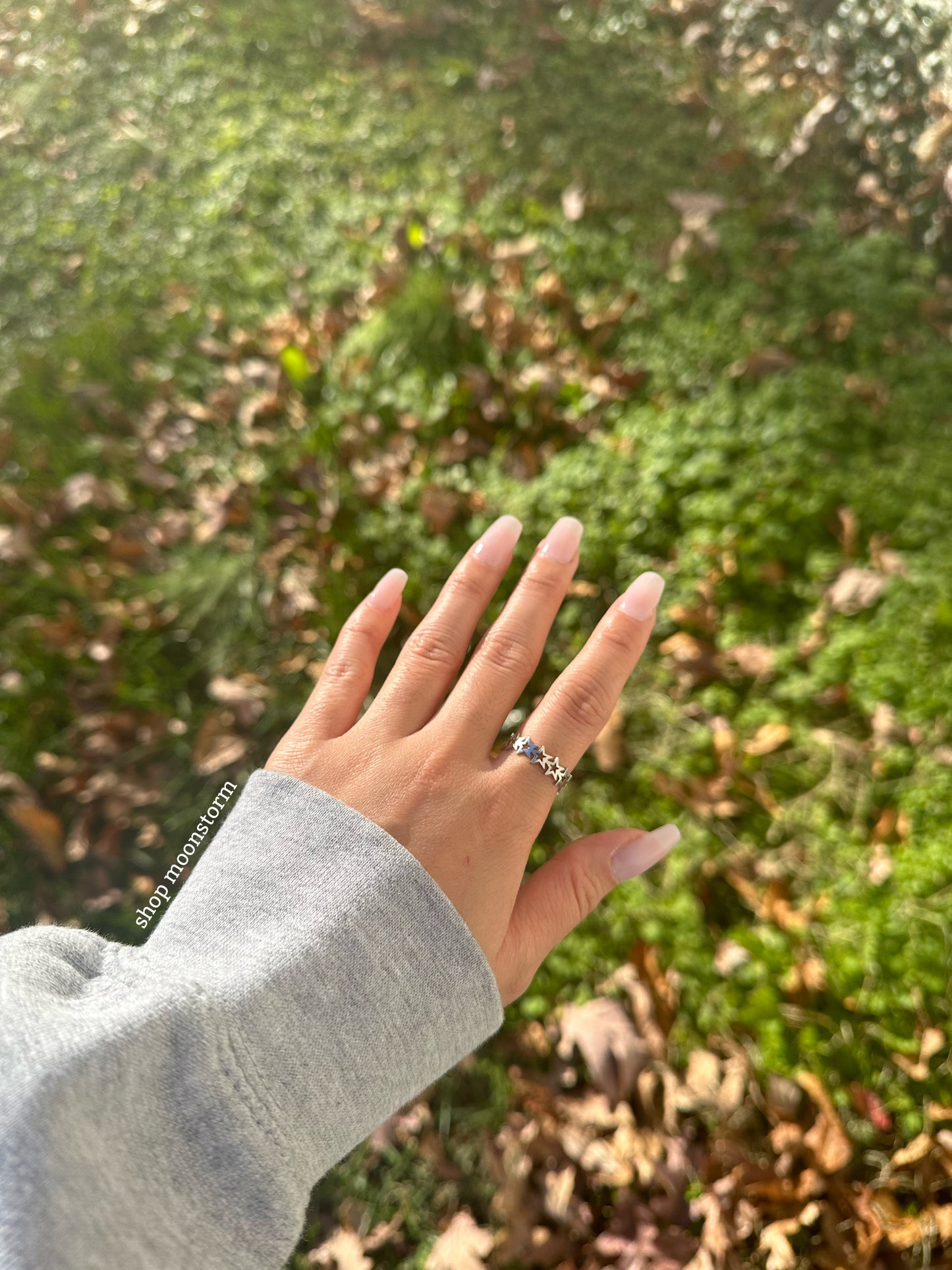 Silver Stargazing Ring