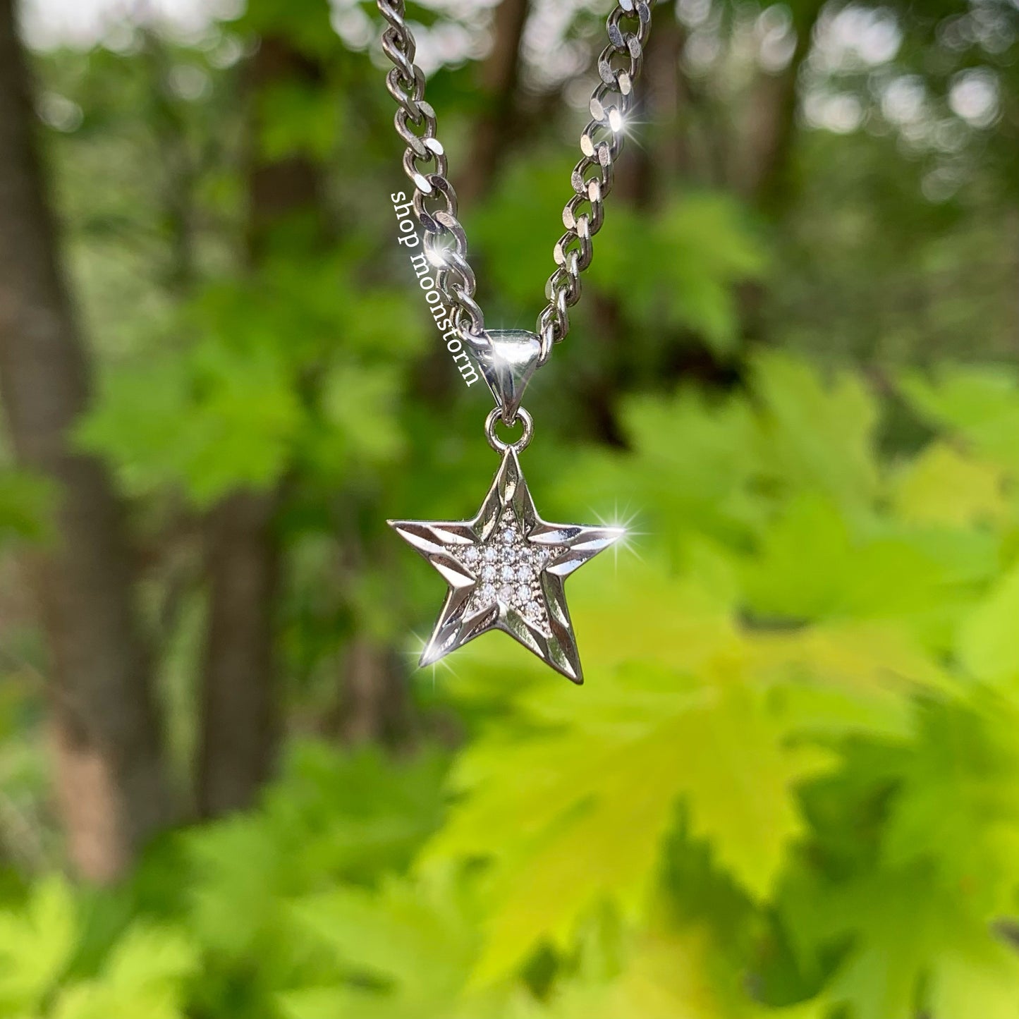 CZ Bright Star Necklace