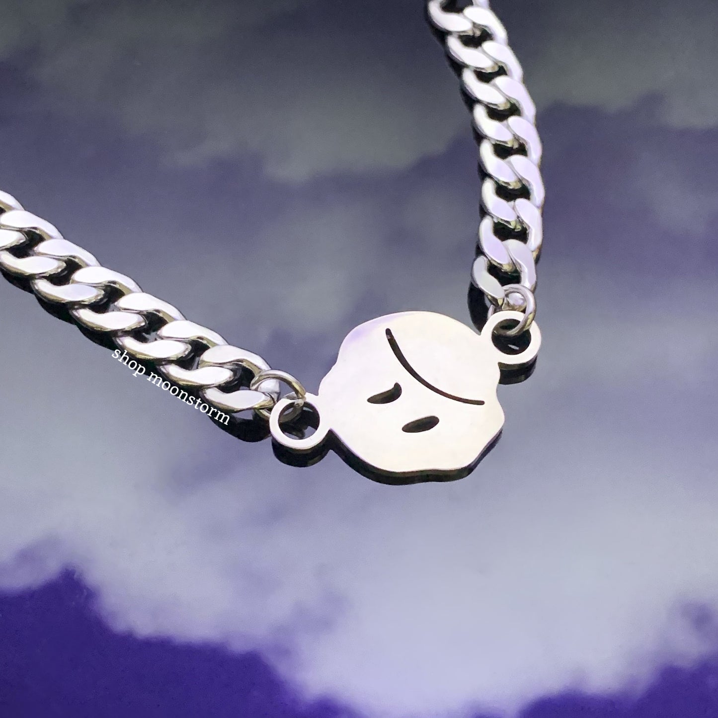 Sad Face Necklace