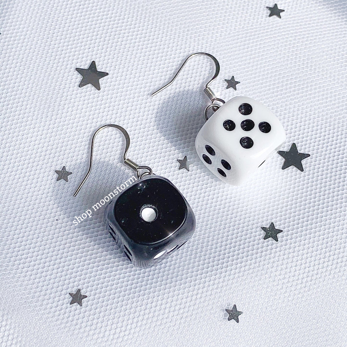Oreo Dice Mismatch Earrings