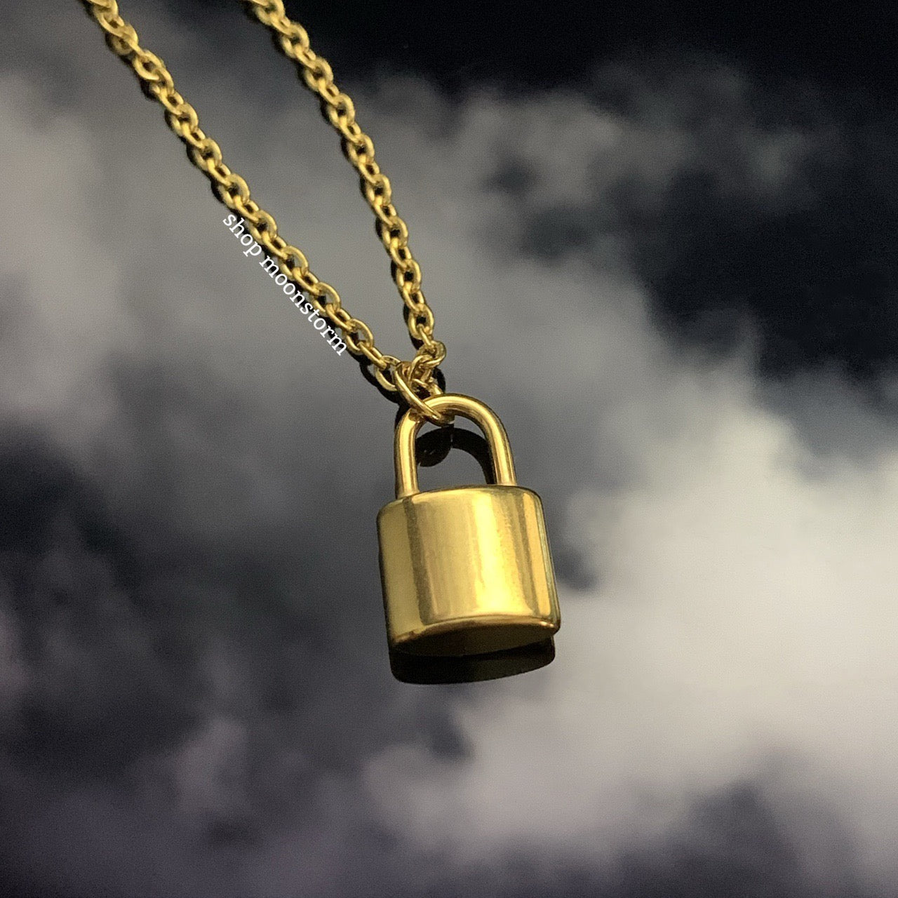 Gold Baby Lock Necklace