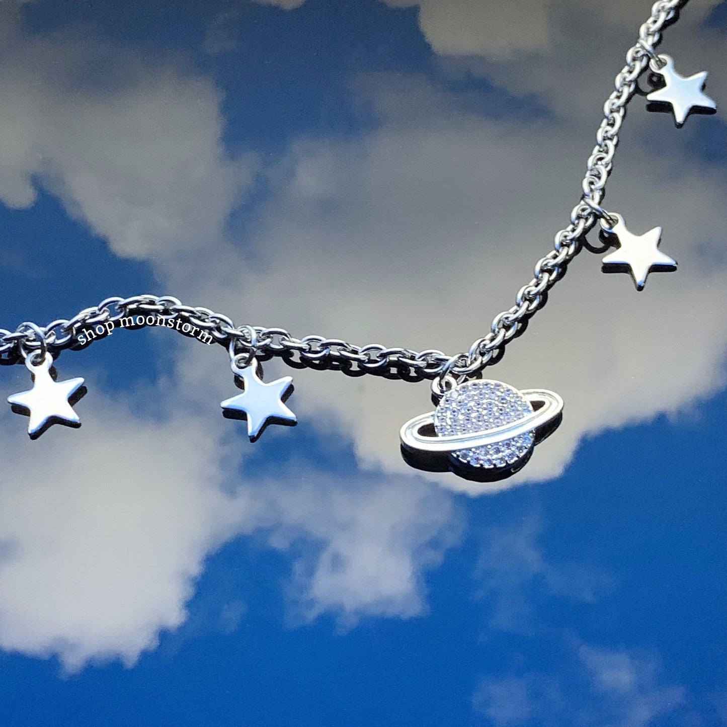 Stars & Galaxy Charm Necklace