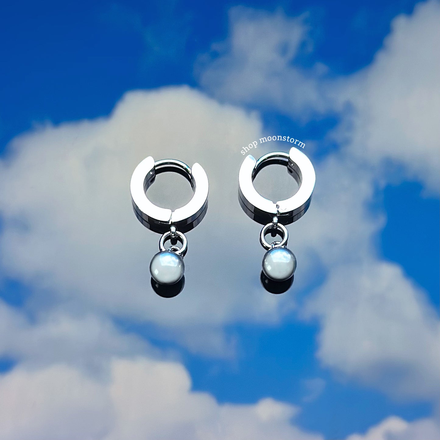 Orb Ball Hoop Earrings