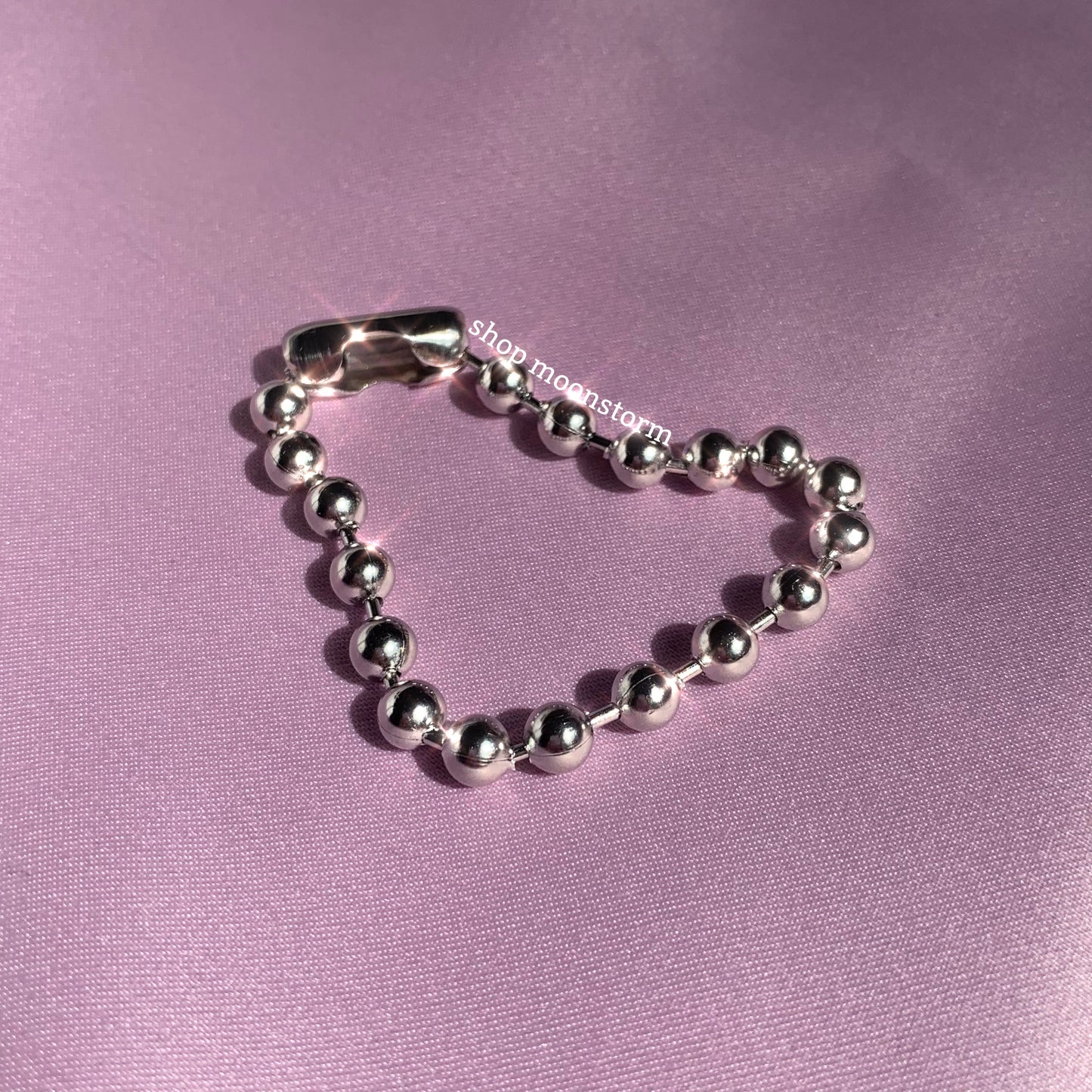 6mm Silver Ball Chain Bracelet