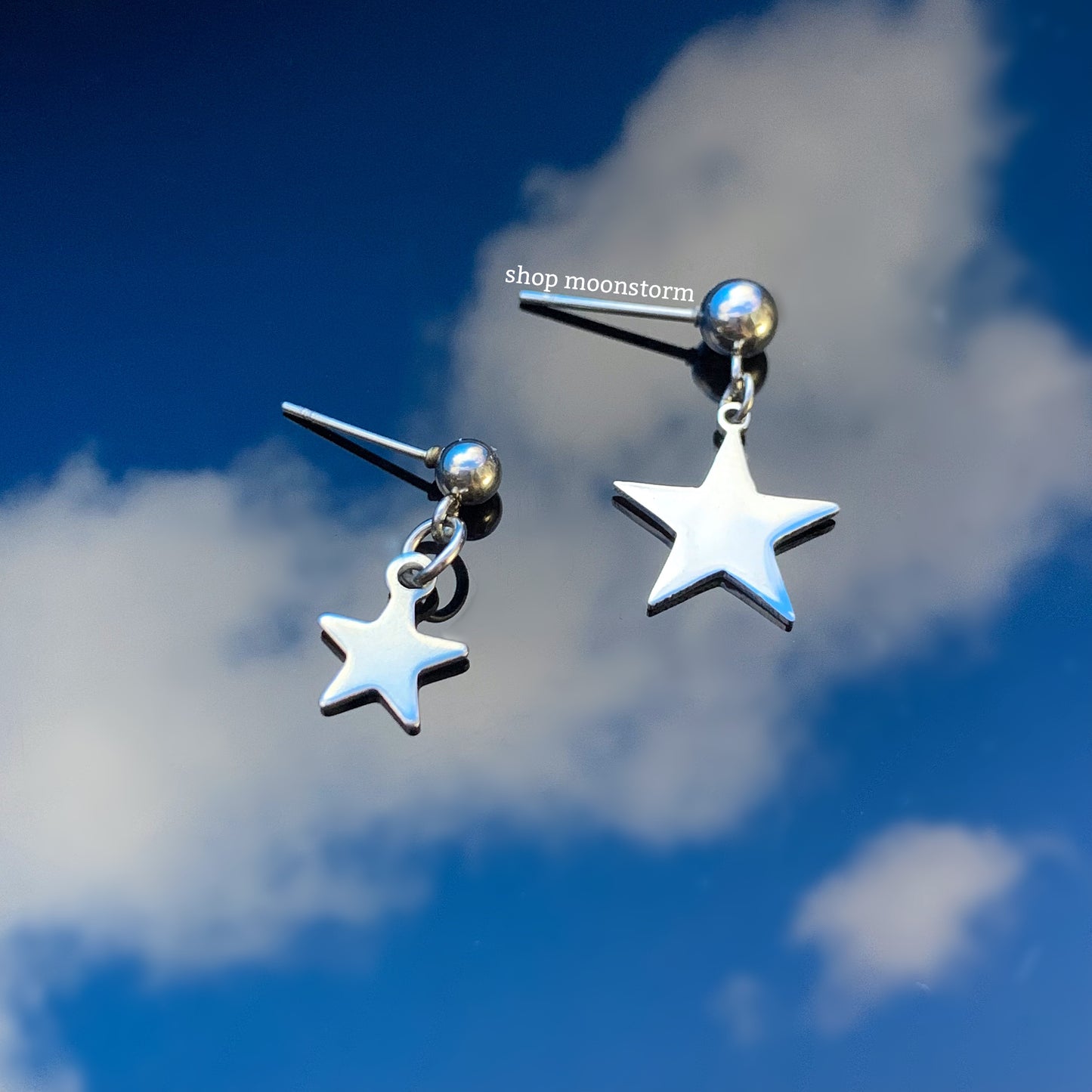 Star Mismatch Stud Earrings
