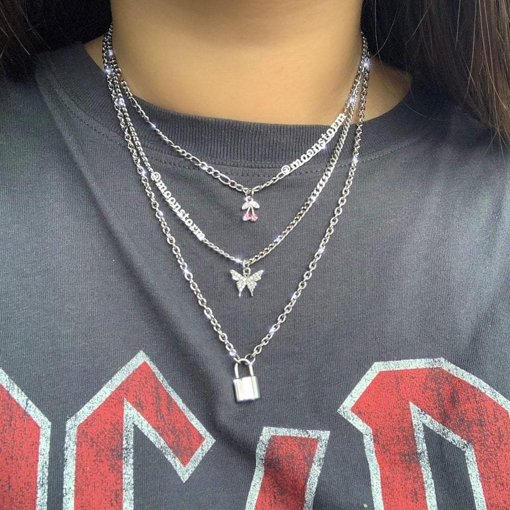 Silver Baby Lock Necklace