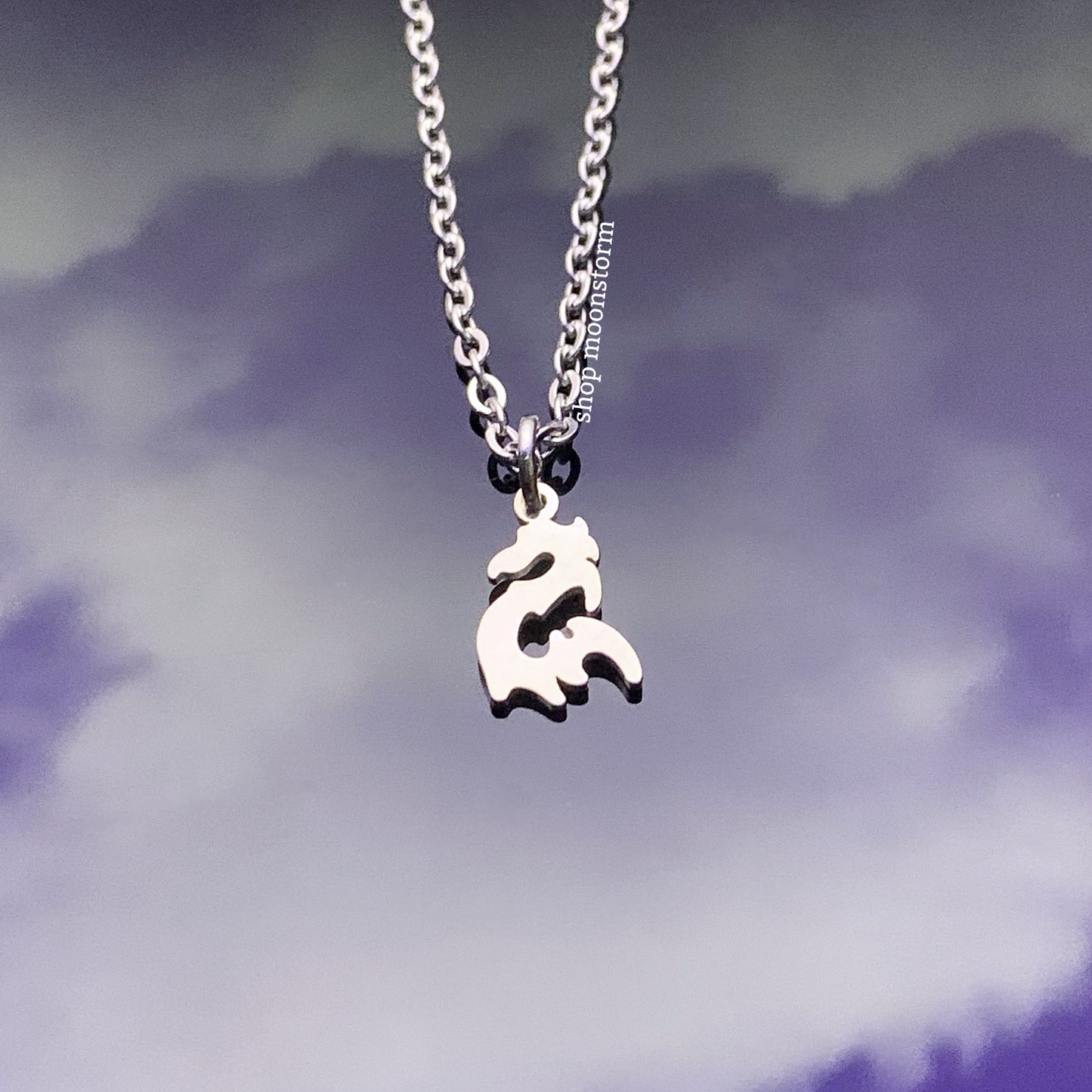 Silver Dragon Necklace