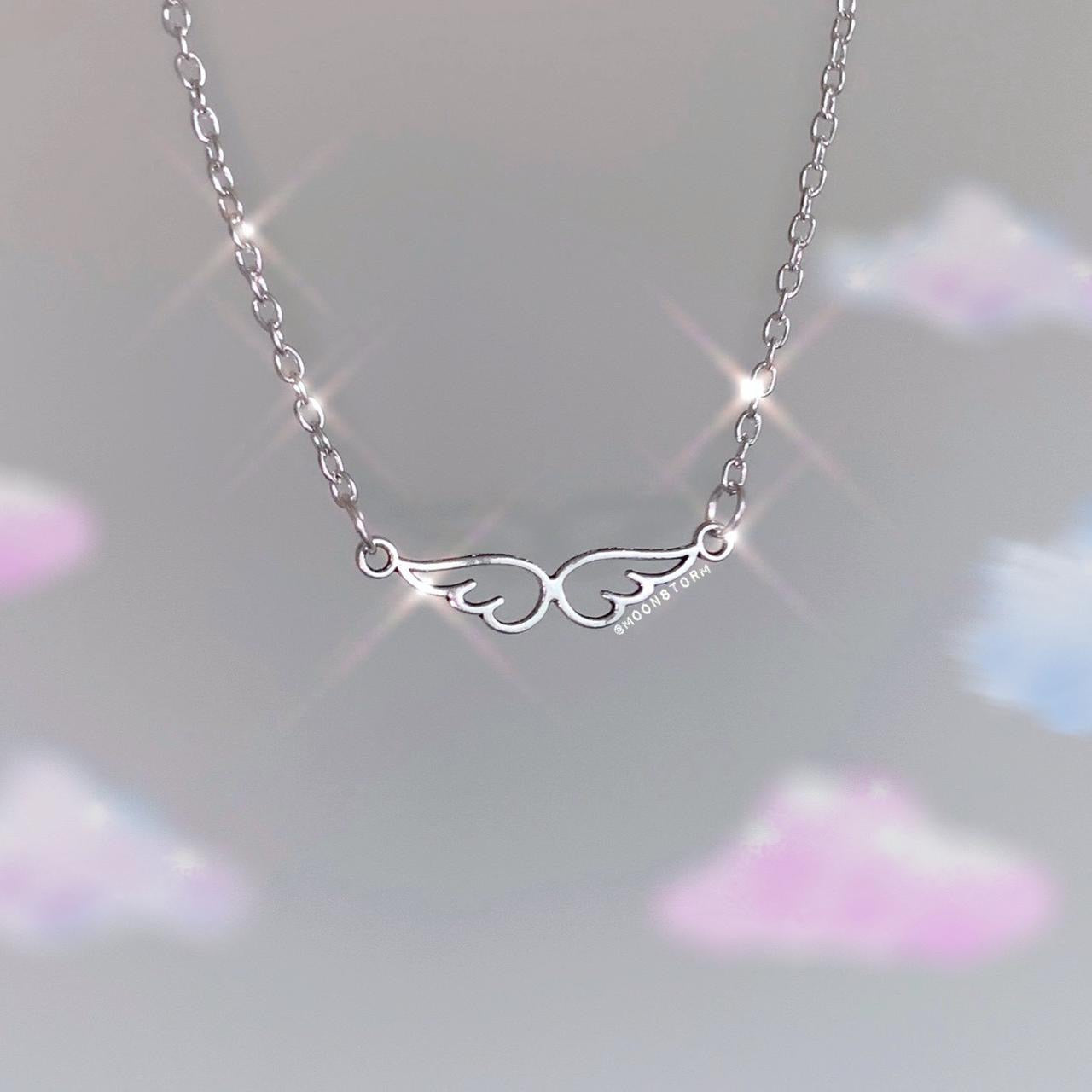Dainty Angel Wing Necklace