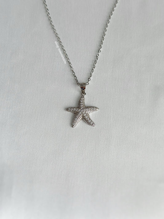 CZ Starfish Necklace
