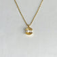 Gold Oyster Pearl Necklace