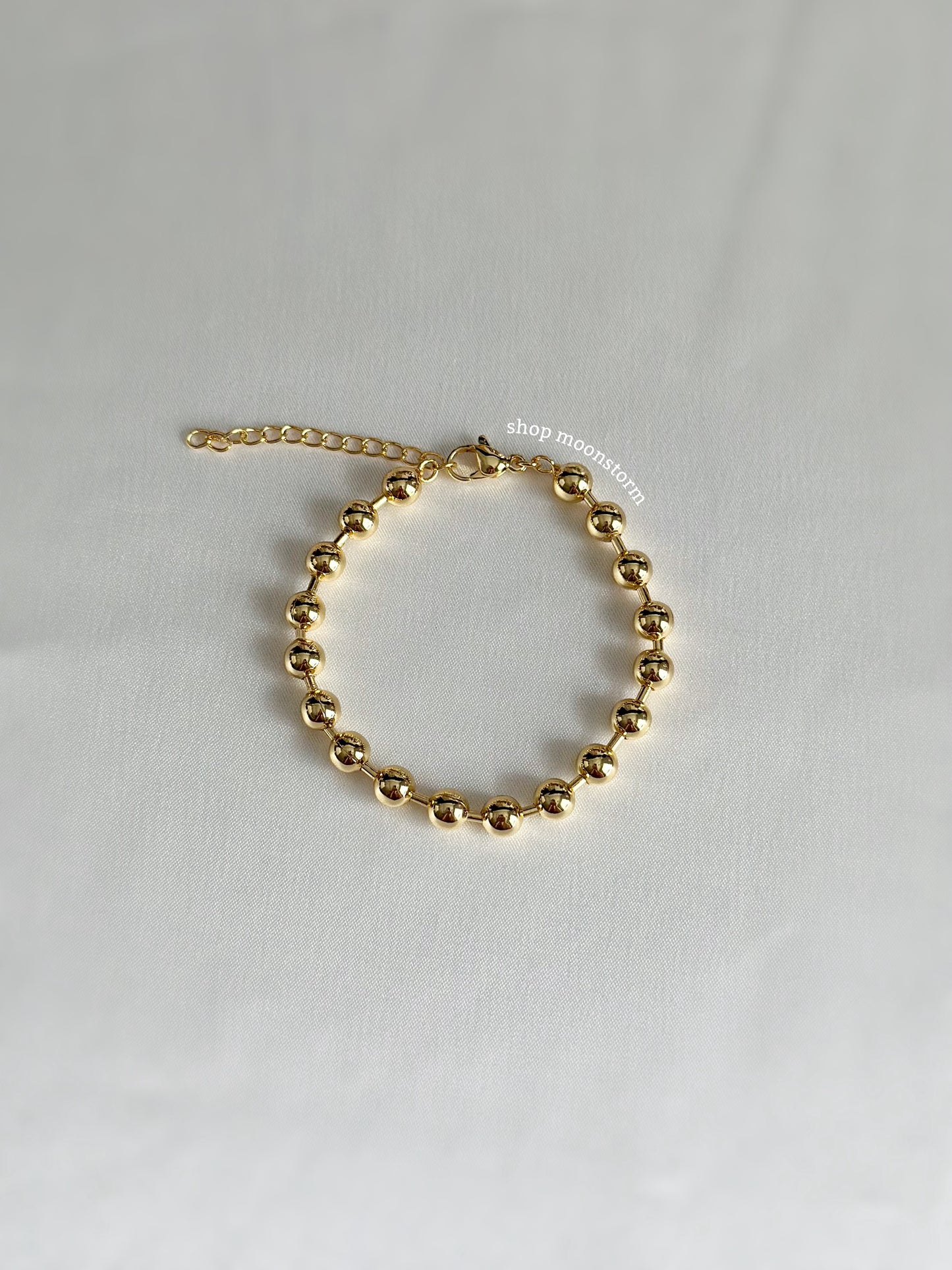 6mm Gold Ball Chain Bracelet