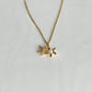 Gold Starfish Pearl Necklace