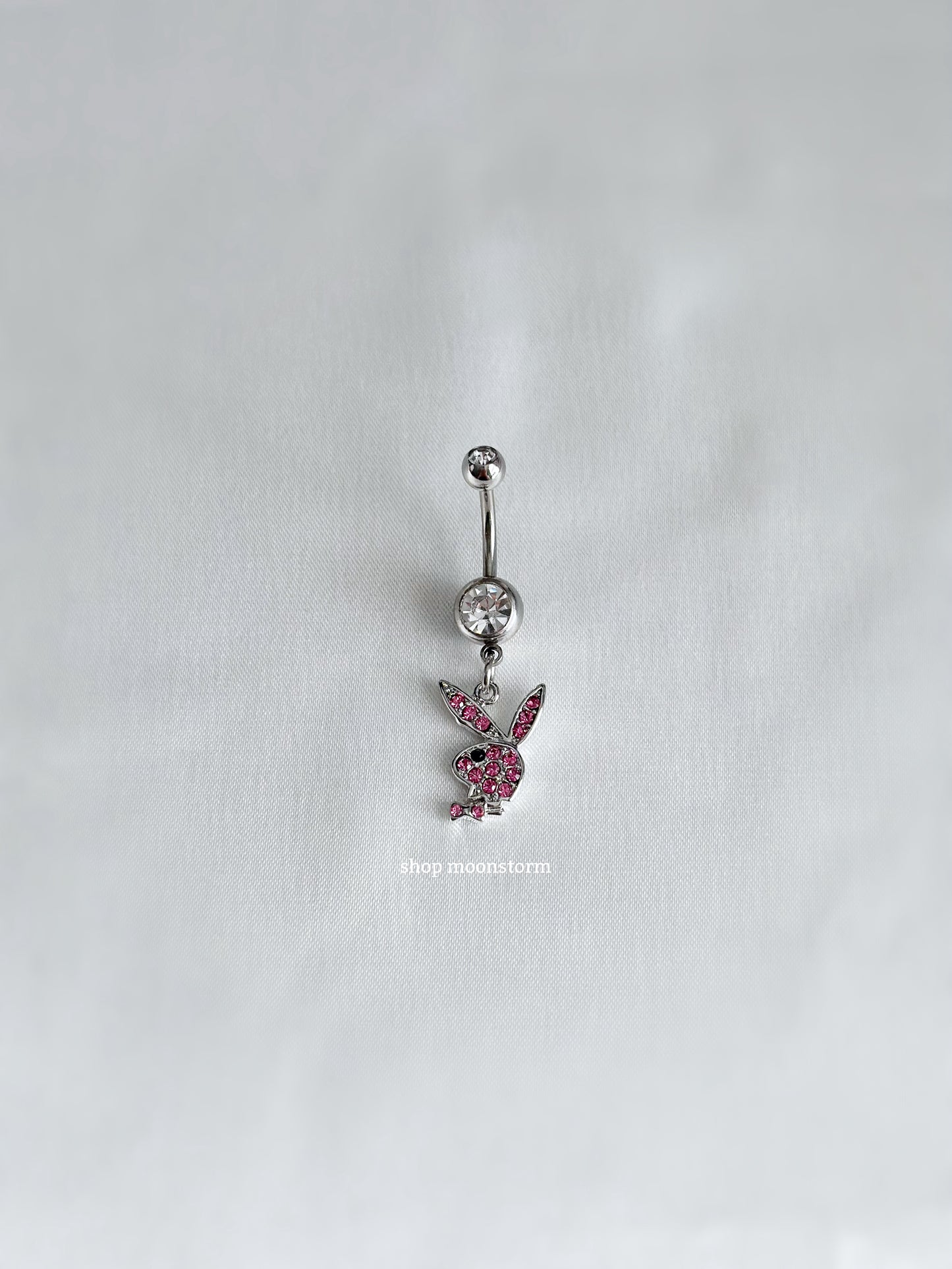 Pink Bunny Belly Ring