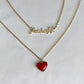 Red Heart Necklace