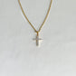 Gold Diamond Cross Necklace II