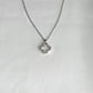 Silver Classic Clover Necklace