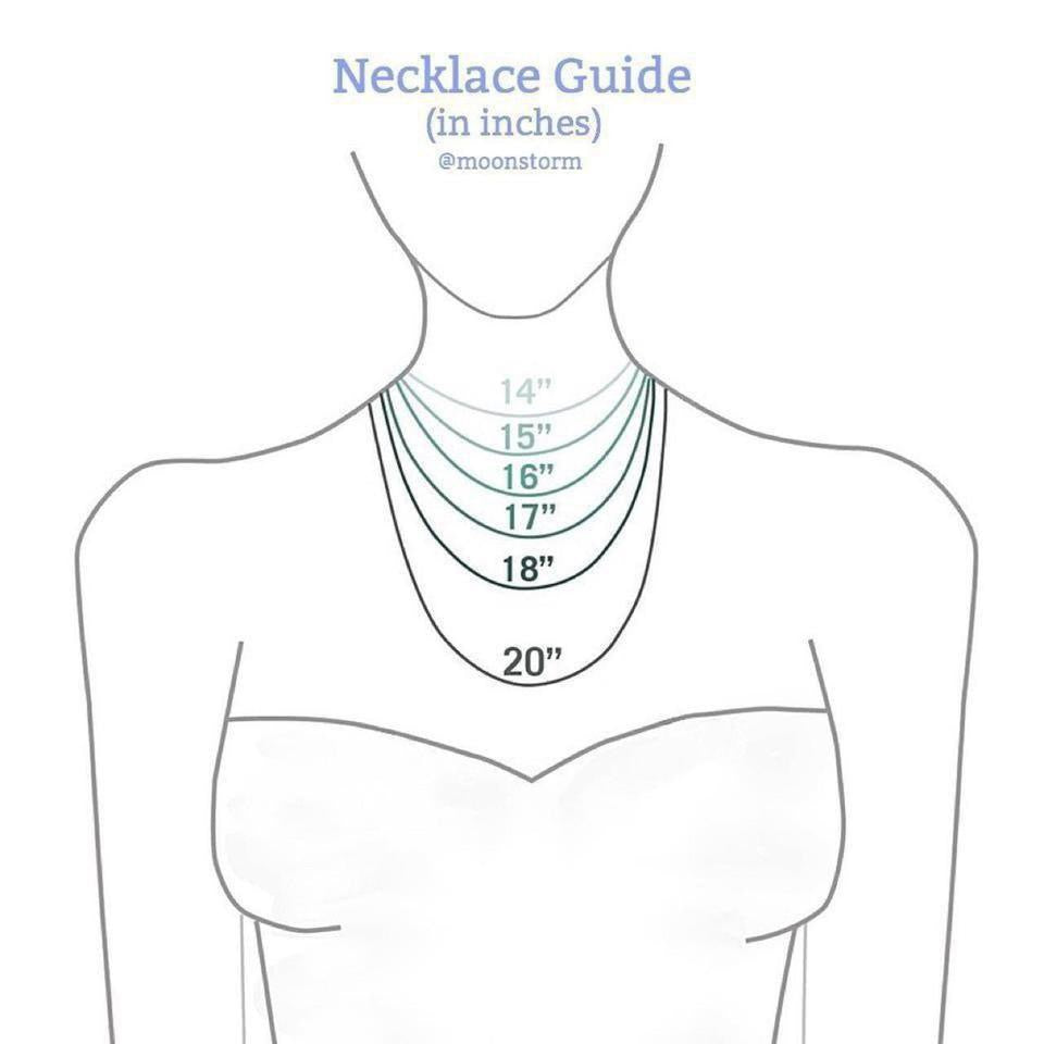 Iridescent Topaz Heart Necklace