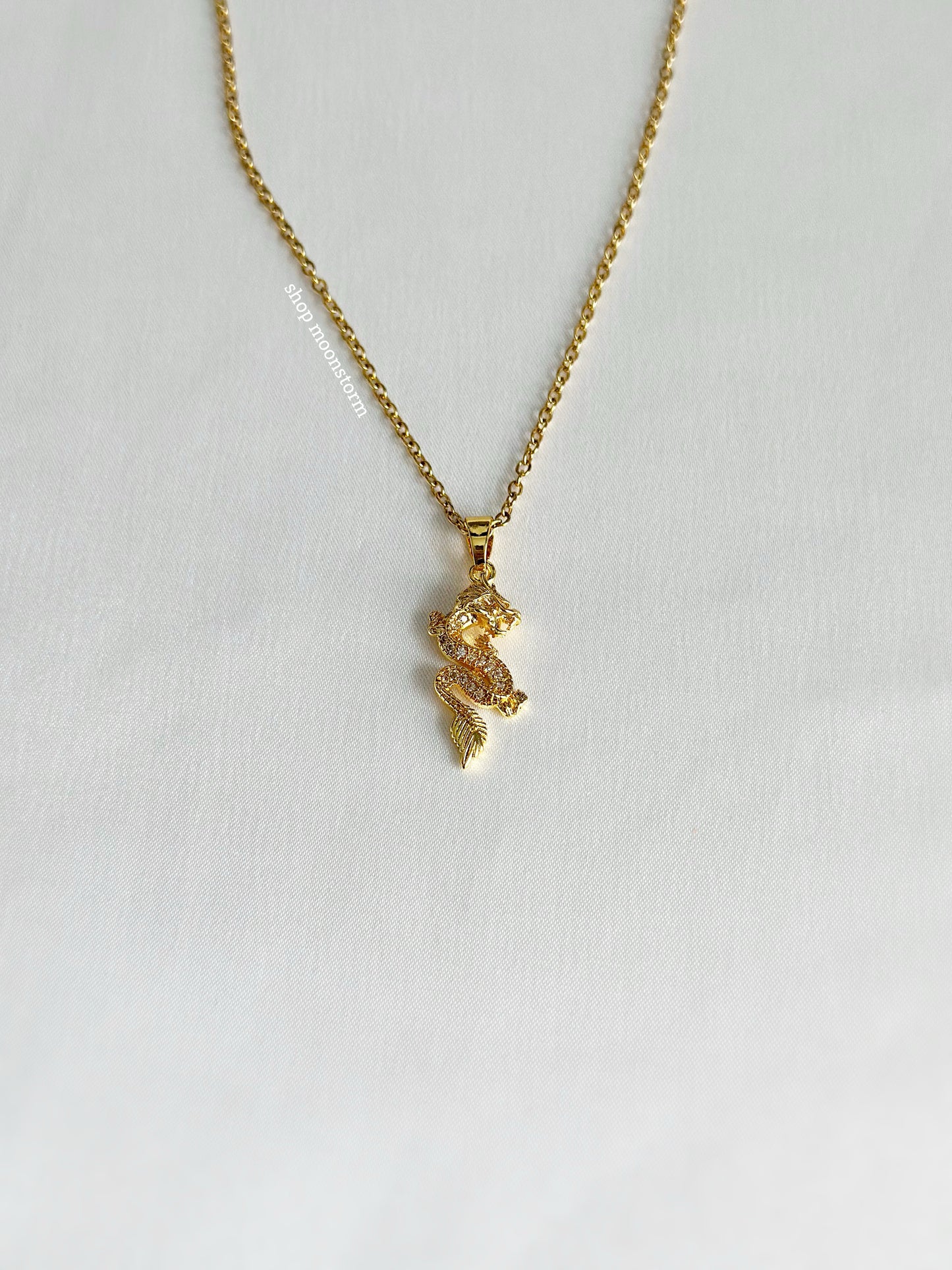 Dragon Power Necklace (Gold Version)