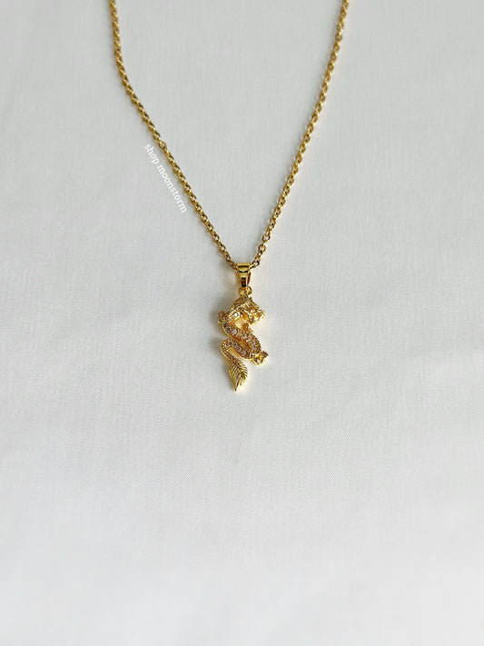 Dragon Power Necklace (Gold Version)