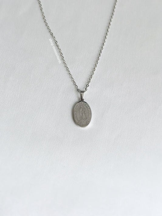 Our Lady of Guadalupe Necklace (Silver Version)