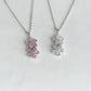 Pink Flowers Necklace